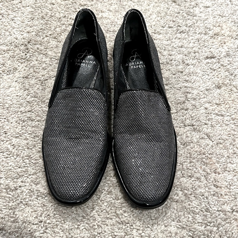 Adrianna Papell - Silver & Black Loafers